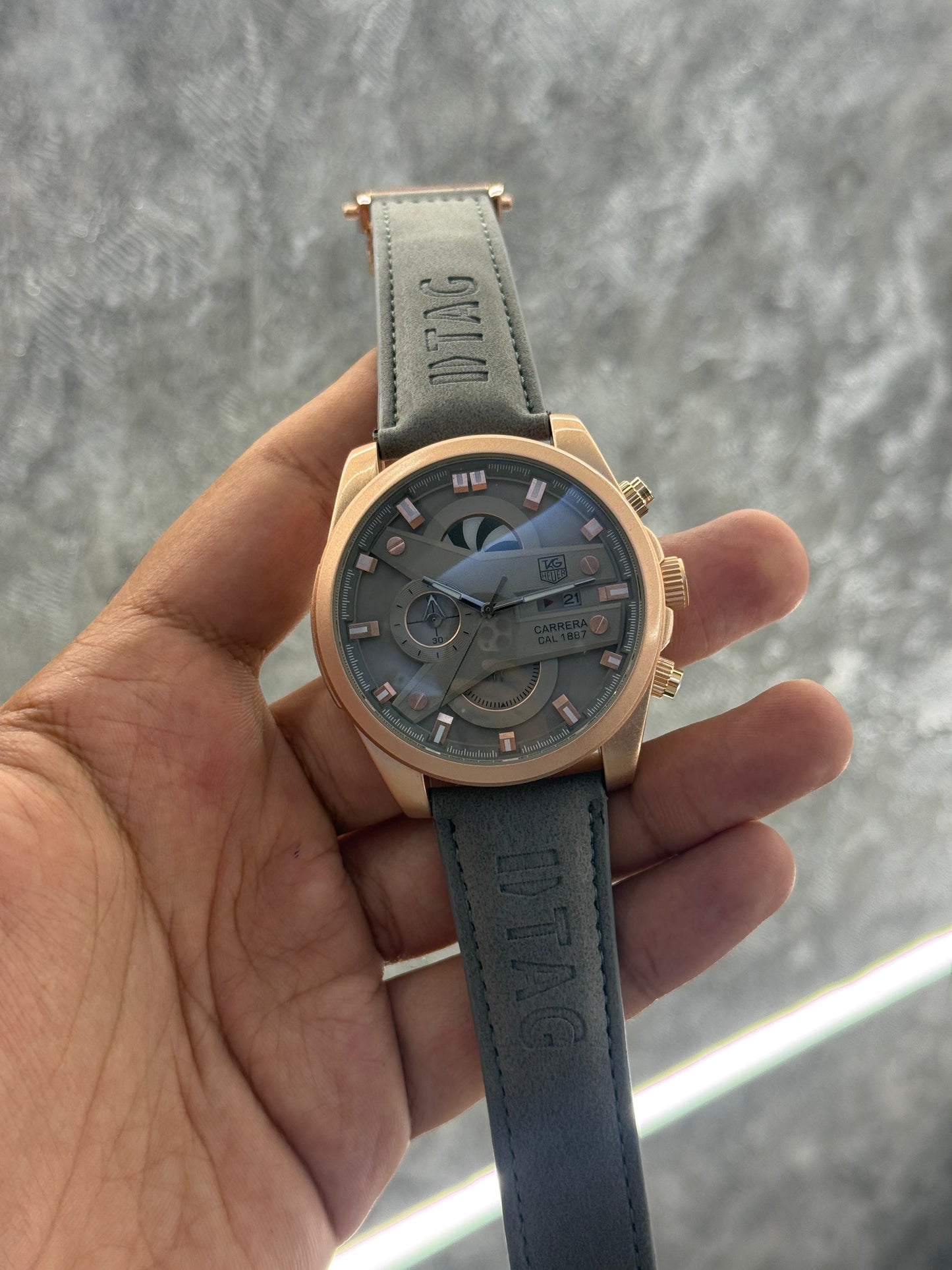 Tag CR7 Grey Gold All Working Premium